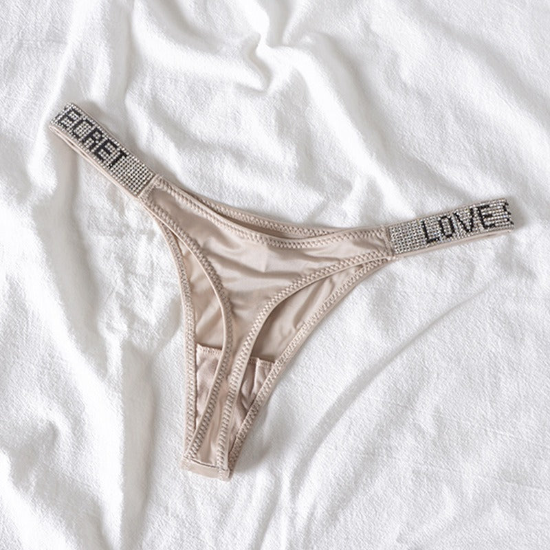 Invisible Low-Rise Thong Panties | Sexy Seamless Lingerie for Women – Red Desired