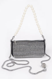 Pearl-Handle Tube Bag - front view - Red Desired
