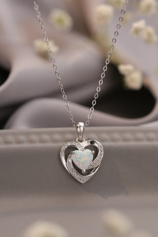 red-desired-opal-heart-necklace-model-closeup