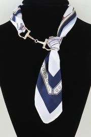 Scarf Wrap Toggle Statement Necklace - close-up view - Red Desired